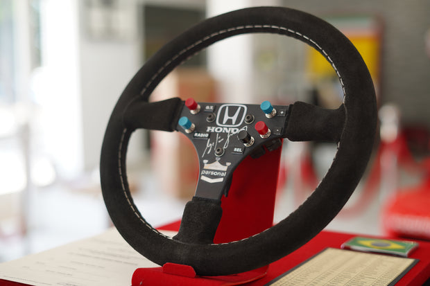 1991 Ayrton Senna McLaren MP6/4 steering wheel signed