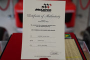 1991 Ayrton Senna McLaren MP6/4 steering wheel signed
