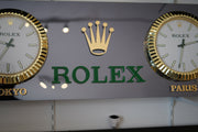 2000s Rolex official 4 time zone dealer illuminated sign