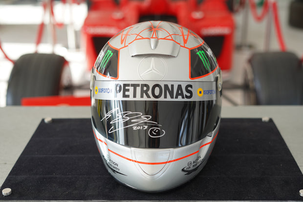 Michael Schumacher Mercedes-AMG Formula 1 Schuberth Signed Replica Helmet