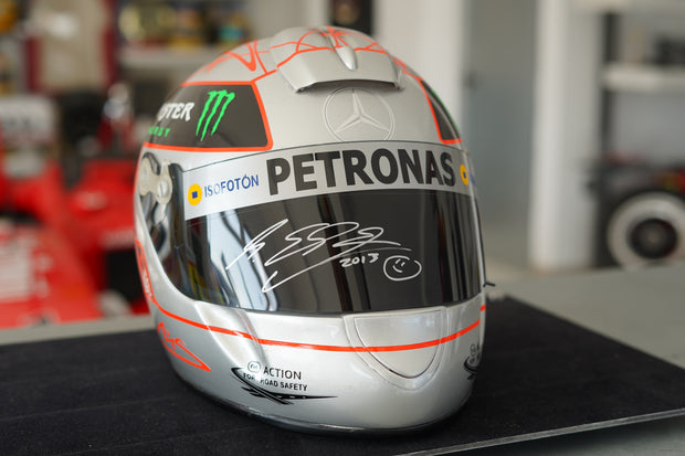 Michael Schumacher Mercedes-AMG Formula 1 Schuberth Signed Replica Helmet