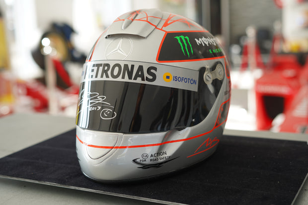 Michael Schumacher Mercedes-AMG Formula 1 Schuberth Signed Replica Helmet