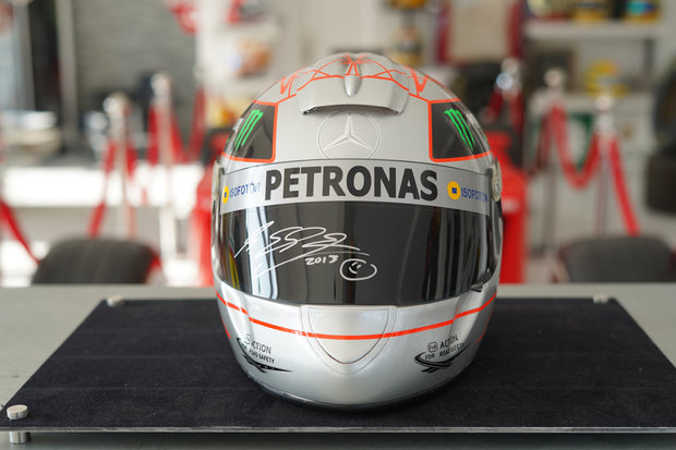 Michael Schumacher Mercedes-AMG Formula 1 Schuberth Signed Replica Helmet