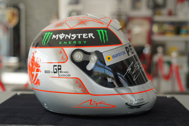 Michael Schumacher Mercedes-AMG Formula 1 Schuberth Signed Replica Helmet