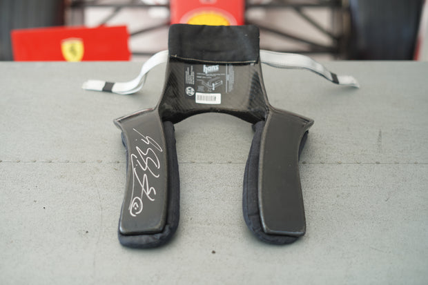 2010 Michael Schumacher race used H.A.N.S system