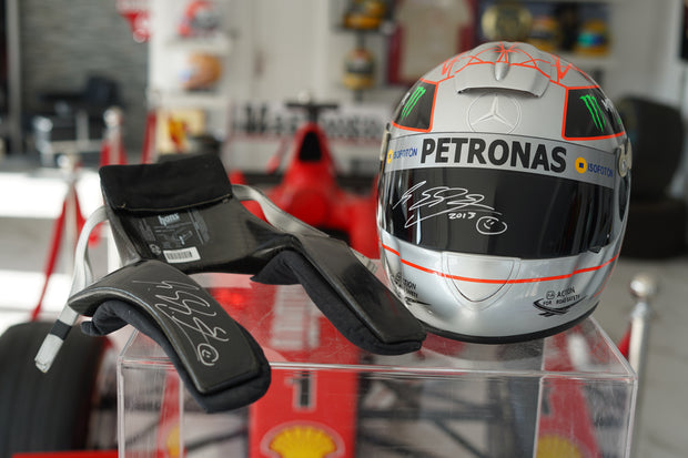Michael Schumacher Mercedes-AMG Formula 1 Schuberth Signed Replica Helmet