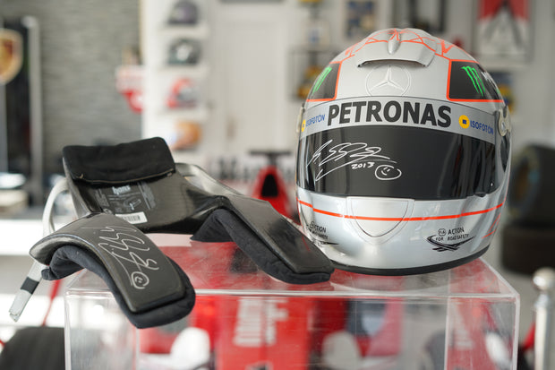 Michael Schumacher Mercedes-AMG Formula 1 Schuberth Signed Replica Helmet