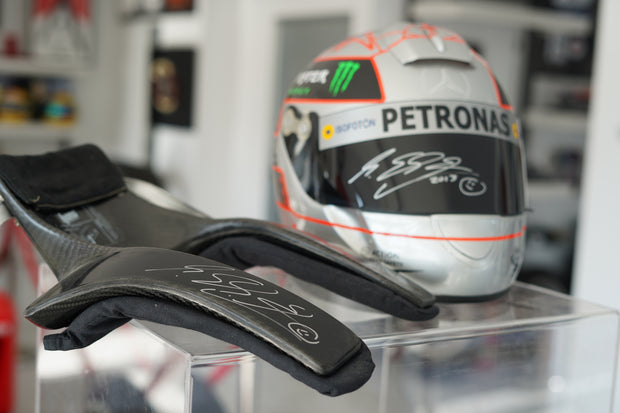 Michael Schumacher Mercedes-AMG Formula 1 Schuberth Signed Replica Helmet