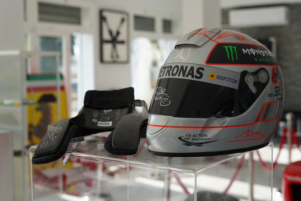Michael Schumacher Mercedes-AMG Formula 1 Schuberth Signed Replica Helmet
