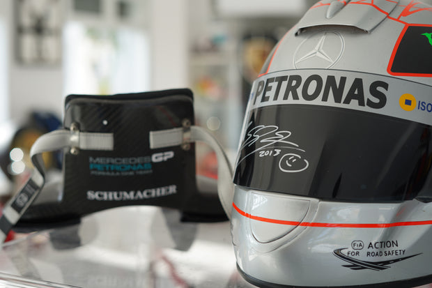 Michael Schumacher Mercedes-AMG Formula 1 Schuberth Signed Replica Helmet
