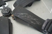 2010 Michael Schumacher Monaco GP Willians seat belts signed