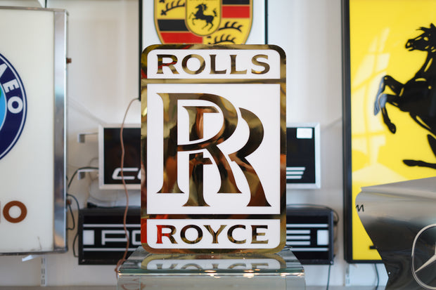 2010 Rolls Royce dealer illuminated sign