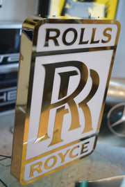 2010 Rolls Royce dealer illuminated sign