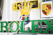 2000s Rolex official dealer illuminated sign