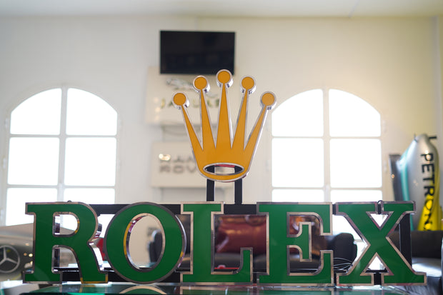 2000s Rolex official dealer illuminated sign