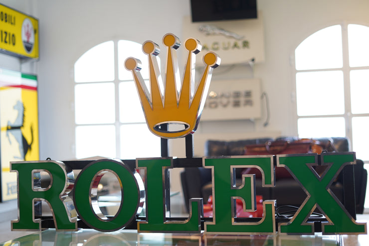 2000s Rolex official dealer illuminated sign