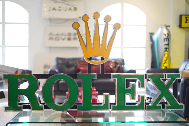 2000s Rolex official dealer illuminated sign