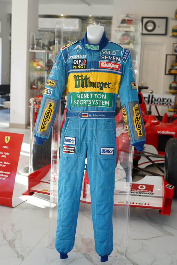 1995 Michael Schumacher AIDA GP Race Used Suit