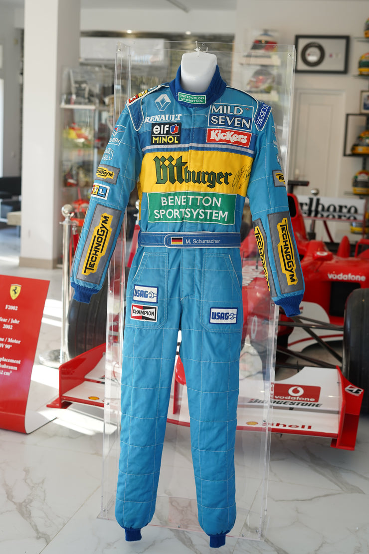 1995 Michael Schumacher AIDA GP Race Used Suit