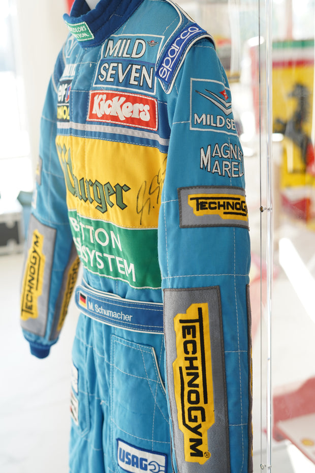 1995 Michael Schumacher AIDA GP Race Used Suit