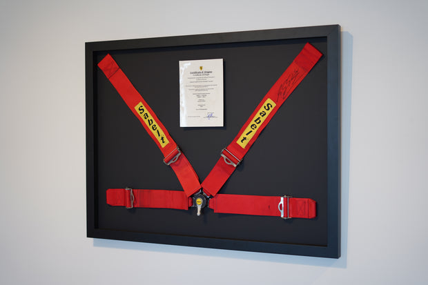 2003 Ferrari F2003 Sabelt Harness Signed by Michael Schumacher
