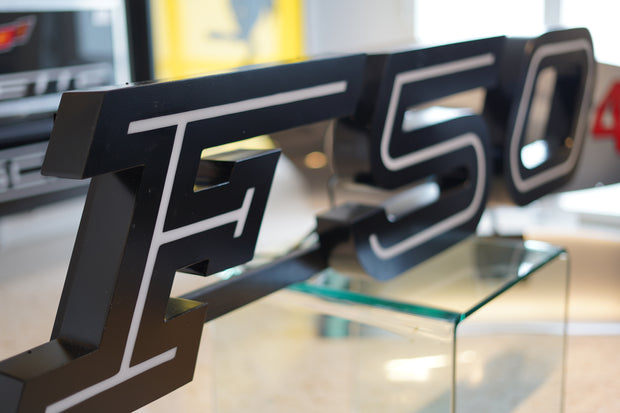 1995 Ferrari F50 official dealership illuminated sign
