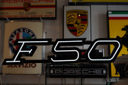 1995 Ferrari F50 official dealership illuminated sign