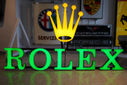 2000s Rolex official dealer illuminated sign