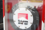 1991 Ayrton Senna McLaren MP4/6 Brake disk signed