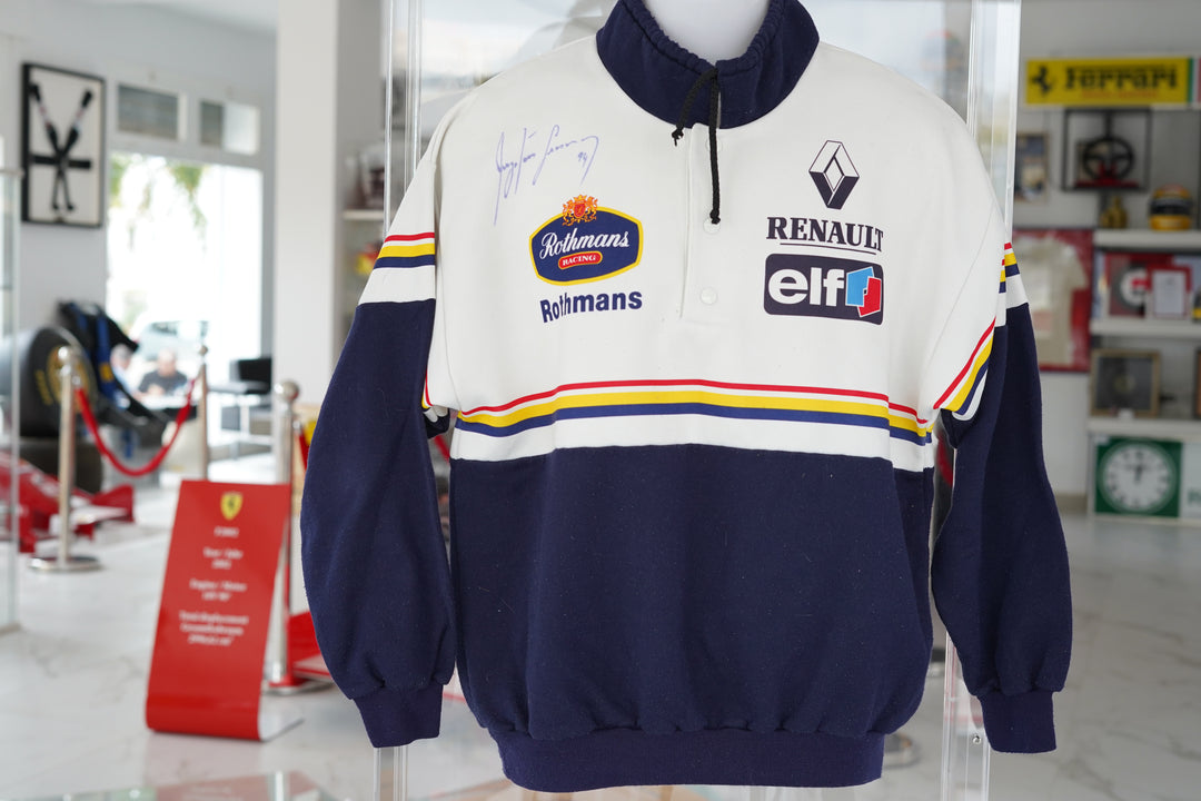 1994 Ayrton Senna personal Rothmans Sweater and cap signed