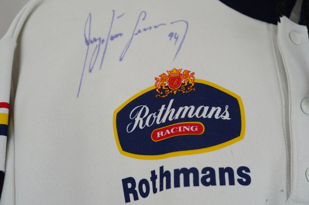 1994 Ayrton Senna personal Rothmans Sweater and cap signed