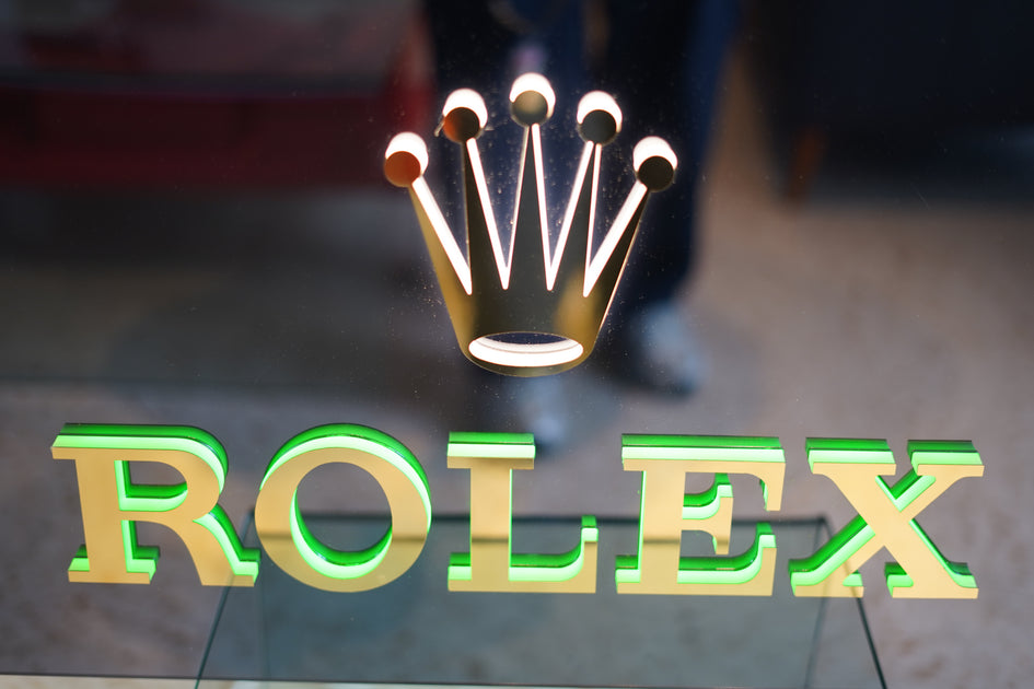 Rolex 2-Clock Reflective Illuminated Sign – Formula 1 Memorabilia