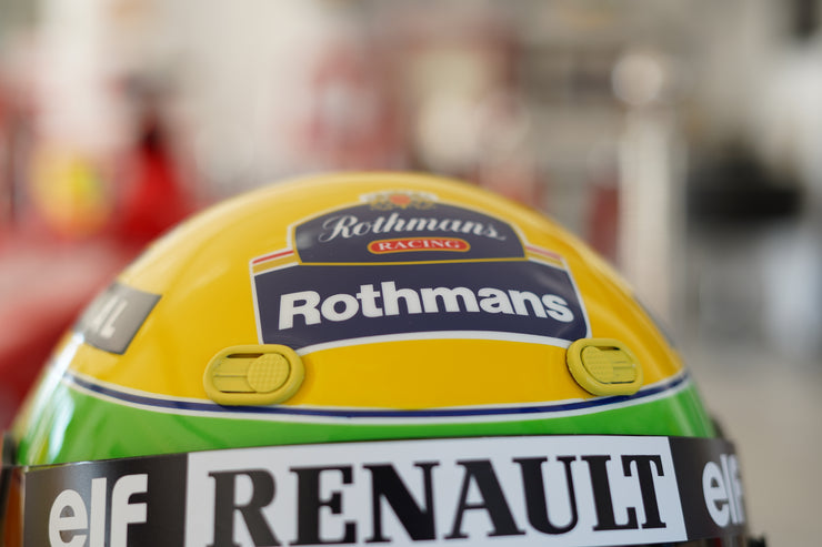 1994 Ayrton Senna Replica Bell M3 Racing Helmet Signed and Dated “Braz –  Formula 1 Memorabilia