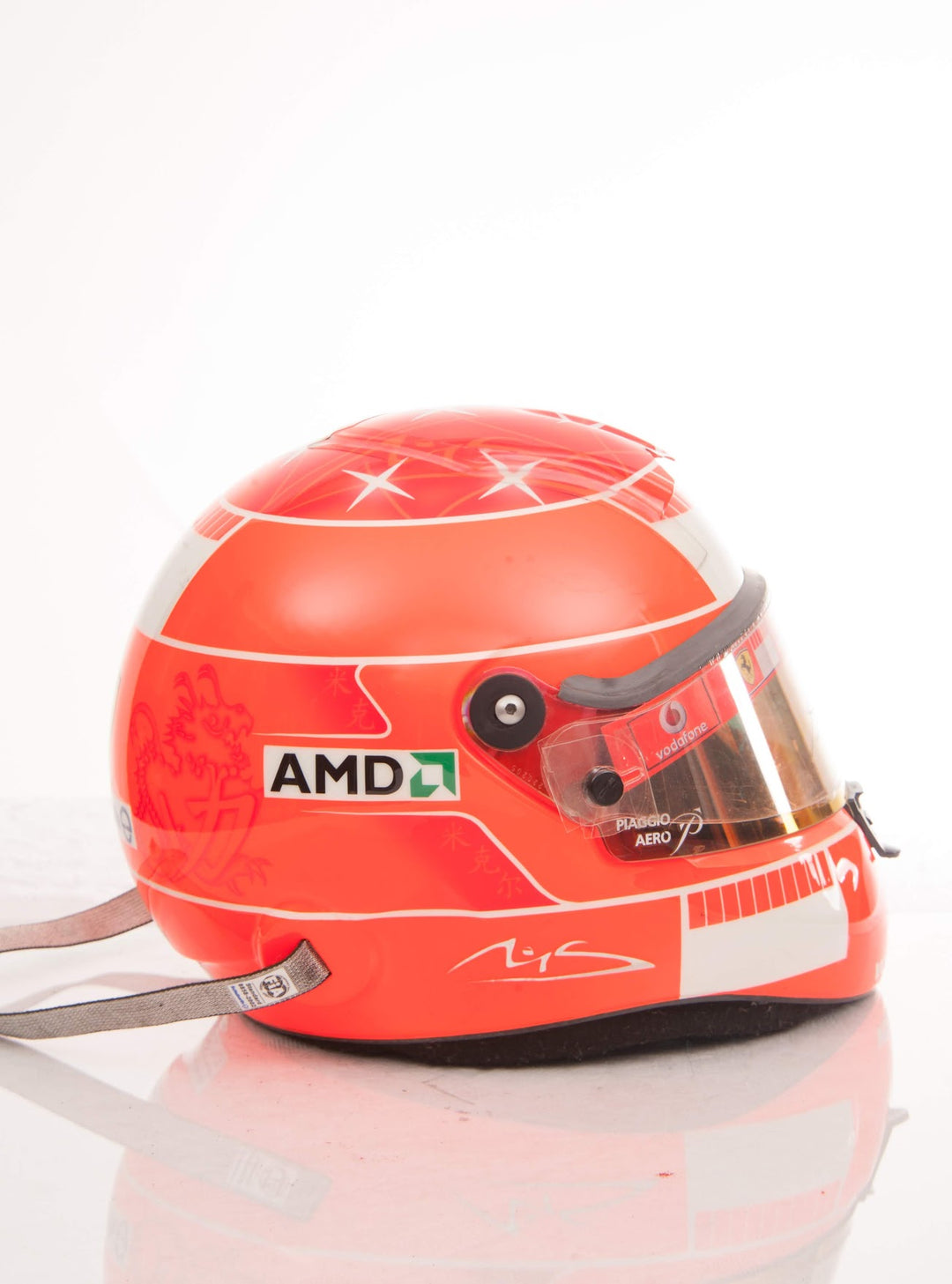 shoei helmet 2006 2006 Michael Schumacher race used Schuberth helmet – Formula 1 Memorabilia
