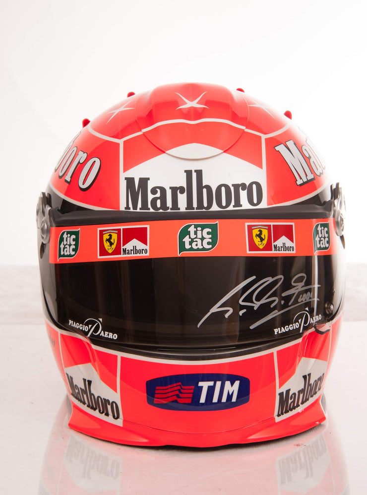croc motorcycle helmet 2001 Michael Schumacher "Crocodile" QF1 helmet – Formula 1 Memorabilia