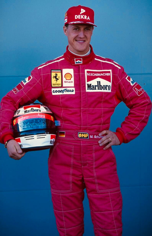 1996 Michael Schumacher Ferrari Bell visor signed