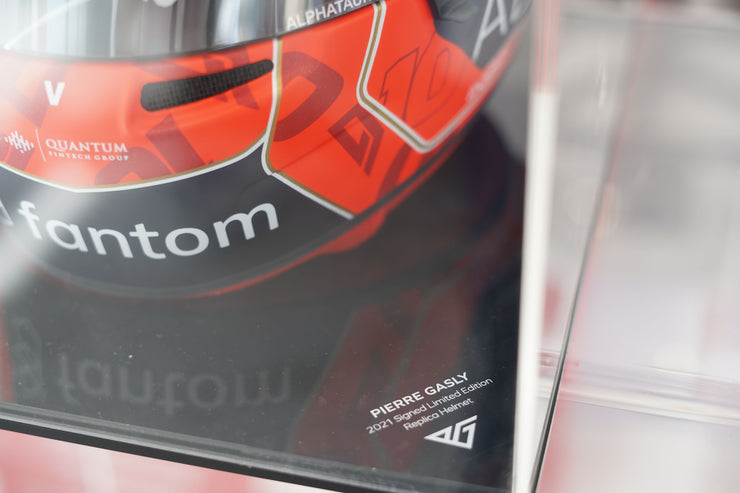 Casque Helmet Gasly F1 Formule 1 2021 1/2 Bell SIGNED Casque Helmet Gasly F1 Formule 1 2021 1/2 Bell SIGNED