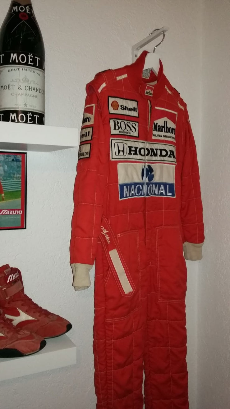 1991 Ayrton Senna signed McLaren race used suit