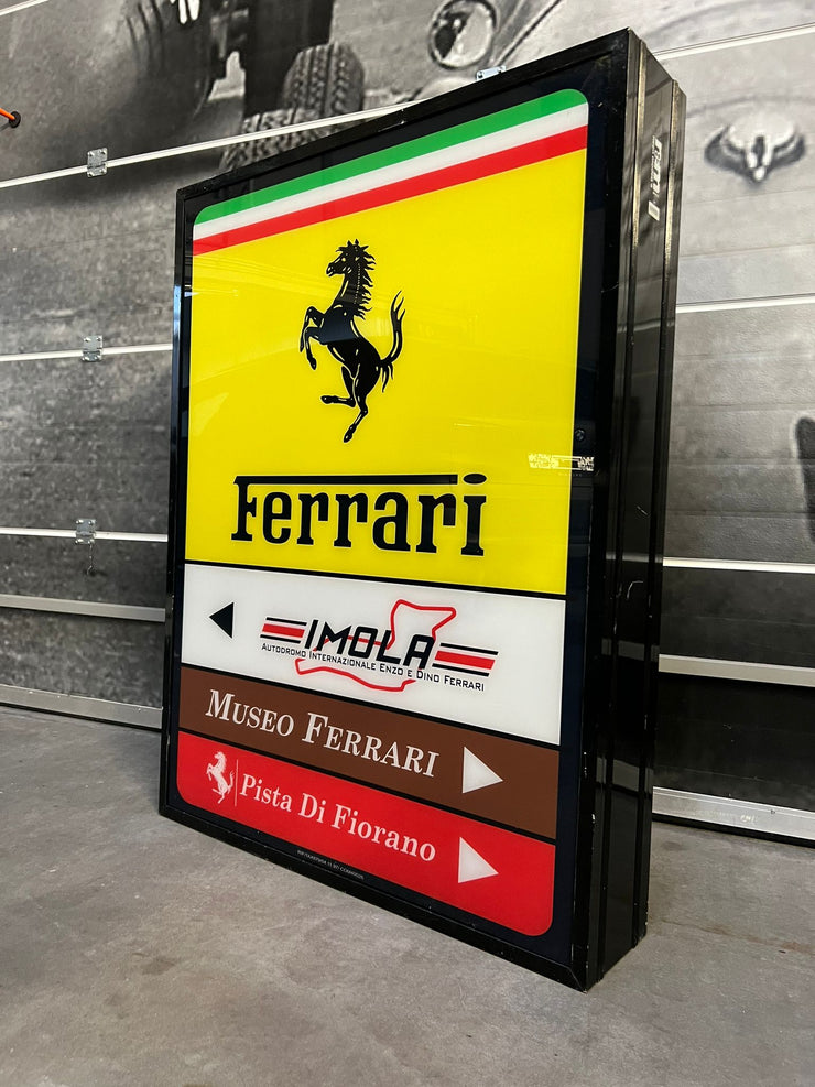 1998 Ferrari official Museo, Imola, Fiorano illuminated sign