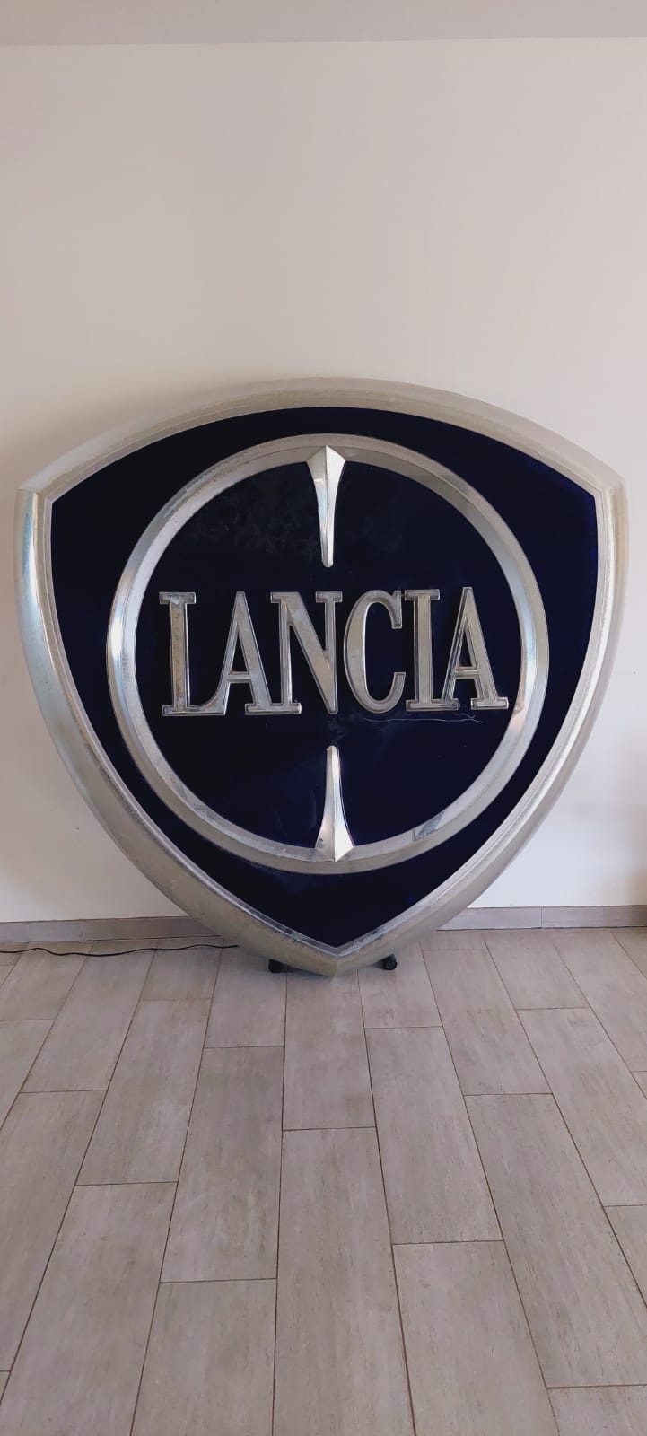 1990s Lancia official dealer large illuminated sign