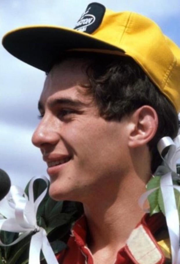 1981 Ayrton Senna hat signed
