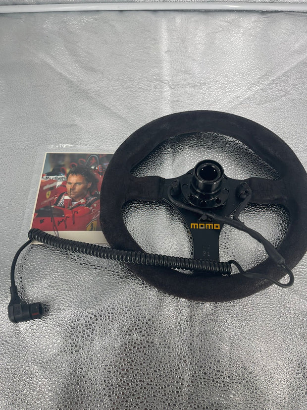 1987 Gerhard Berger Ferrari original steering signed