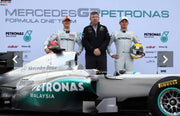 2011 Michael Schumacher Mercedes MGP W02 part  signed