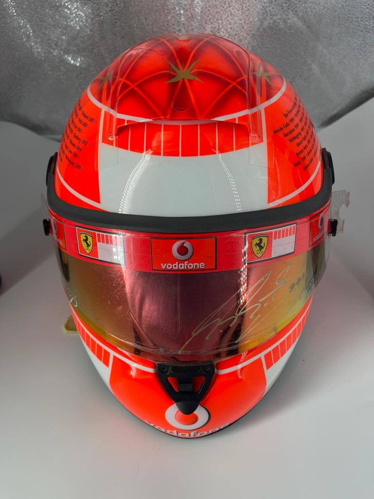 shoei helmet 2006 Michael Schumacher Brazil GP Official signed replica – Formula 1 Memorabilia CUSTOM BUILT 6 FOOT Reduces rider fatigue during MODEL:IMX-PRO 1023-2S STR	8'6