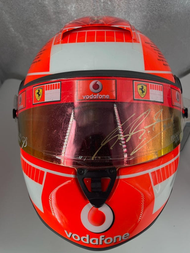 2006 Michael Schumacher Brazil GP Official signed replica helmet