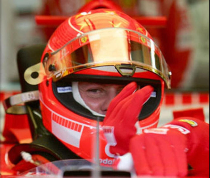 2006 Michael Schumacher Brazil GP Official Signed Replica Helmet 2006-michael-schumacher-brazil-gp-official-signed-replica-helmet