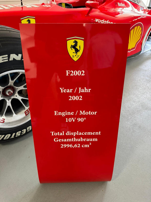 2002 Michael Schumacher Ferrari F2002