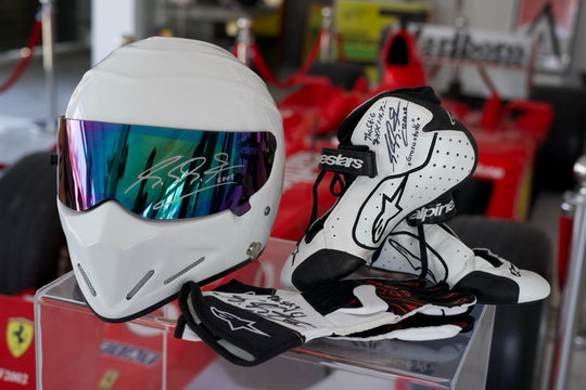 michael schumacher revealed as the stig on top gear 2009 The Stig Michael Schumacher gloves, and shoes set – Formula 1 Memorabilia