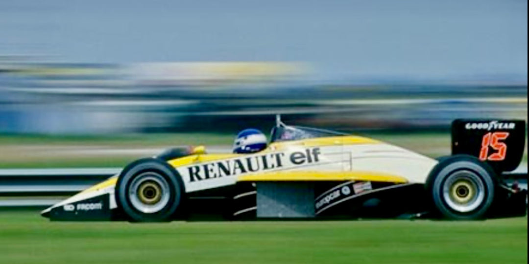 1985 Patrick Tambay Renault RE60 full Nosecone – Formula 1 Memorabilia