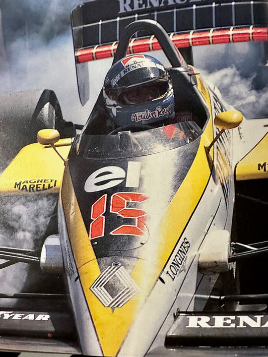 1985 Patrick Tambay Renault RE60 full Nosecone – Formula 1 Memorabilia